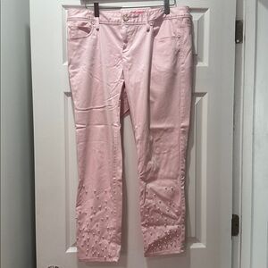 Lilly Pulitzer Light Pink Garment skinny jeans